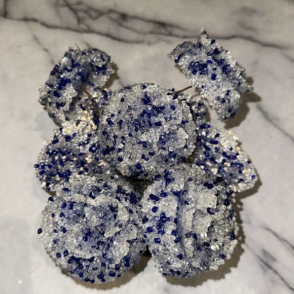 Vintage Handmade Fused Melted Plastic Popcorn Flowers Bowl Vase Retro Boho ART - Picture 5 of 15